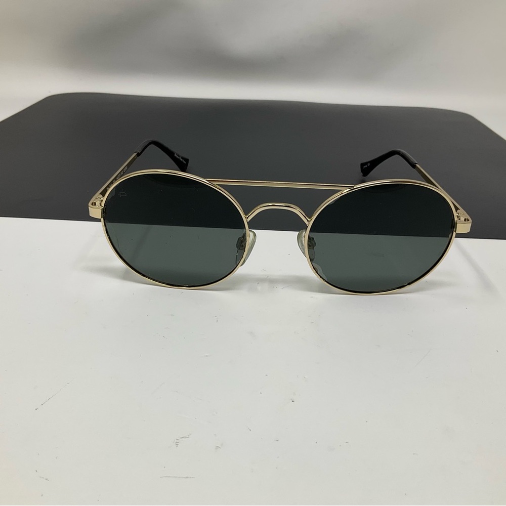 Prive Revaux x Olivia Culpo “The Jane” Sunglasses in gold scratches on lenses